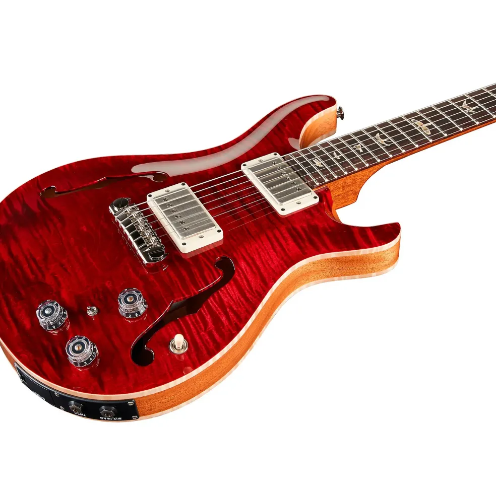 PRS Hollowbody II With Piezo Electric Guitar Red Tiger