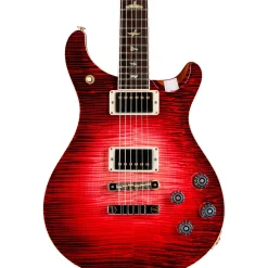PRS Private Stock McCarty 594 PS Grade Maple Top & African Blackwood Fretboard With Pattern Vintage Neck Electric Guitar Blood Red Glow
