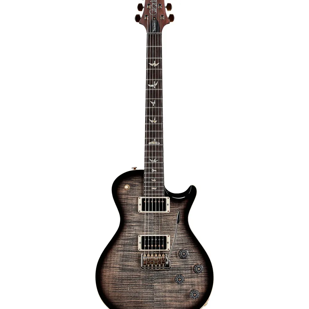 PRS Tremonti with Pattern Thin Neck and Tremolo Bridge Ten Top Electric Guitar Charcoal Burst