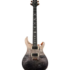 PRS Wood Library Custom 24 10-Top With Pattern Thin Neck and Ebony Fretboard Electric Guitar Gray Black Fade