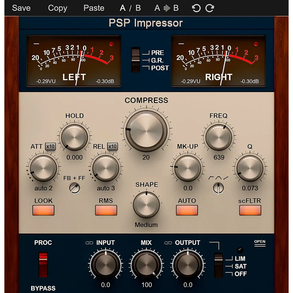 PSP Audioware PSP Impressor, Compressor and Limiter Plug-in