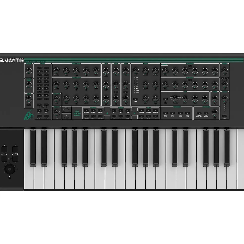 PWM Instruments Mantis Duophonic 37-Key Hybrid Synthesizer Keyboard