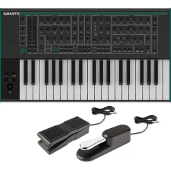 PWM Instruments Mantis Hybrid Synthesizer Keyboard With Universal Sustain and Expression Pedal