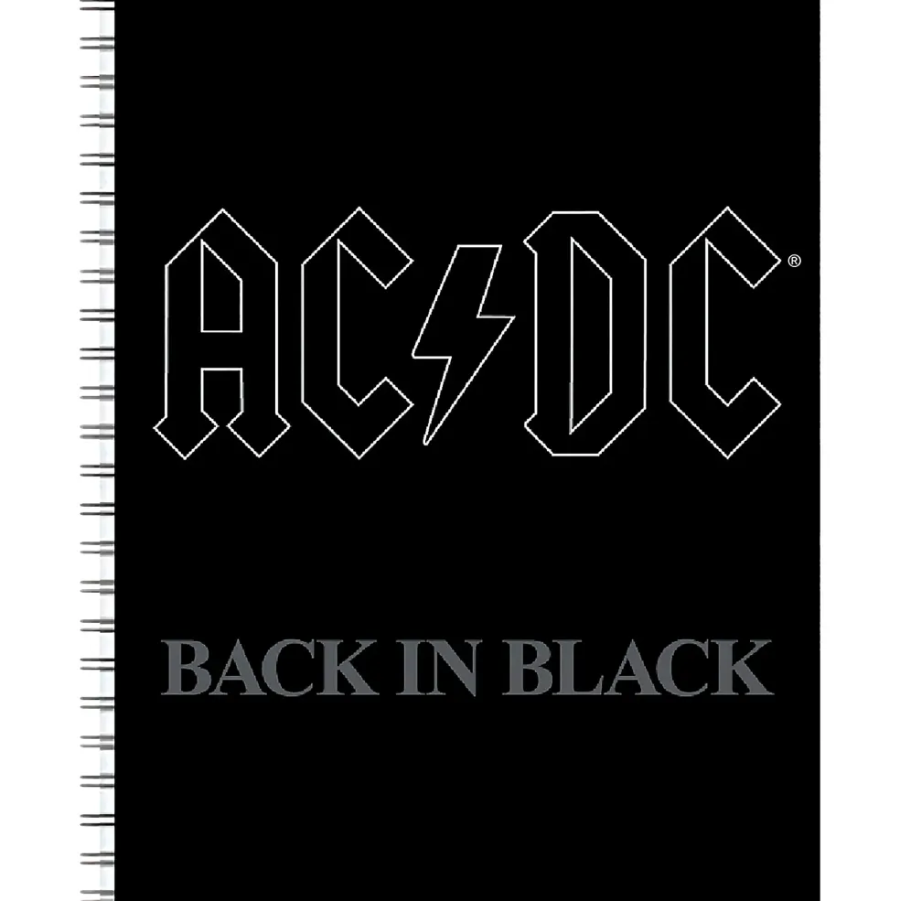 Pyramid America AC/DC - Back in Black Guitar Tabs Premium Journal