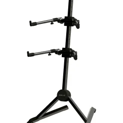 Quik-Lok Column Style Double Tier Keyboard Stand