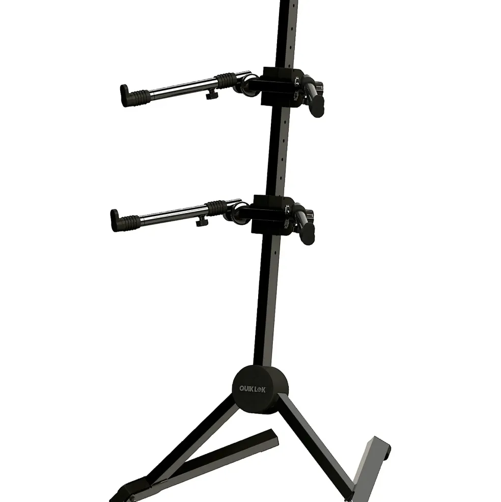 Quik-Lok Column Style Double Tier Keyboard Stand