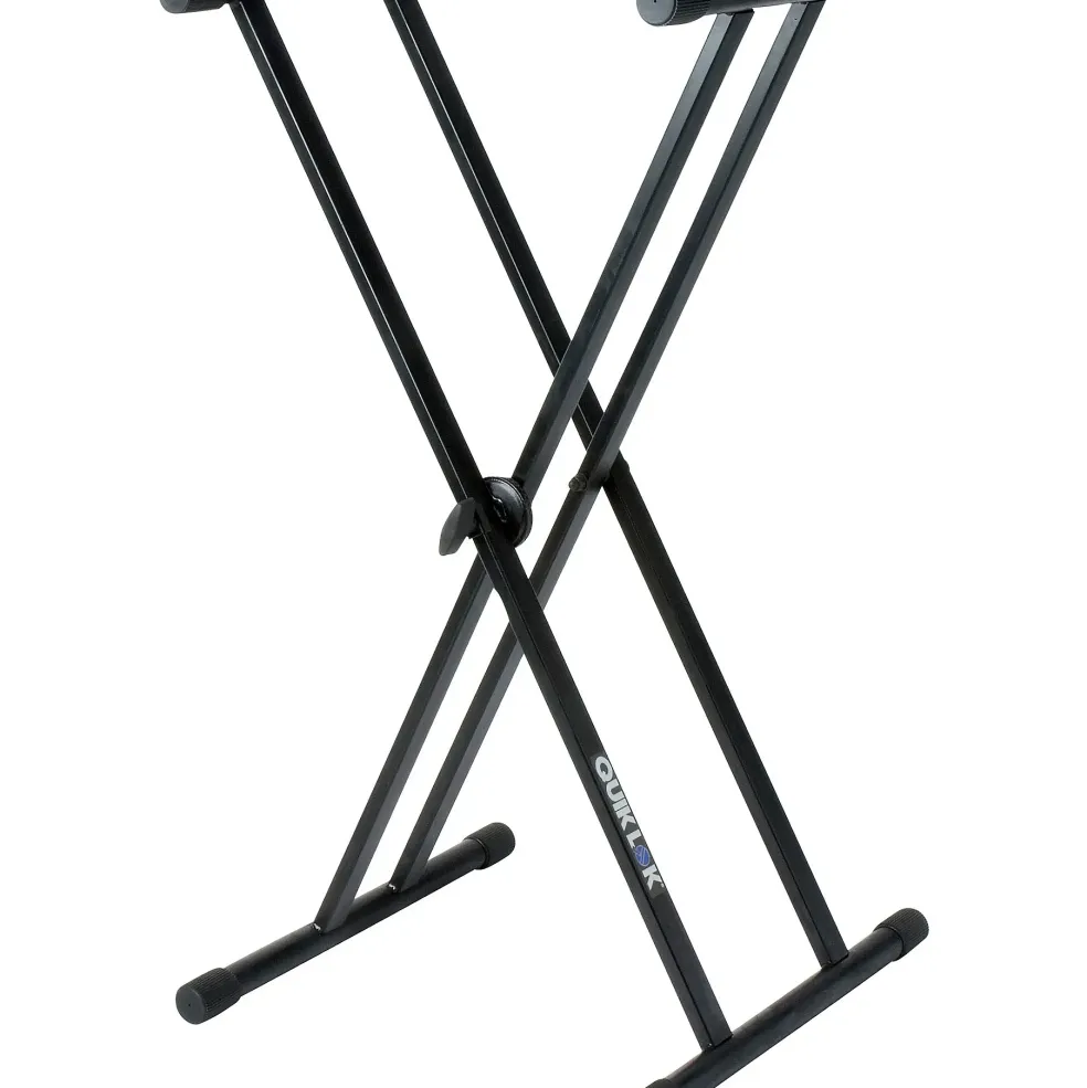 Quik-Lok Double Braced Keyboard Stand