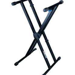 Quik-Lok Heavy Duty Double Brace Keyboard Stand