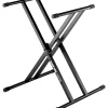 Quik-Lok X-Style Adjustable Single Tier Keyboard Stand