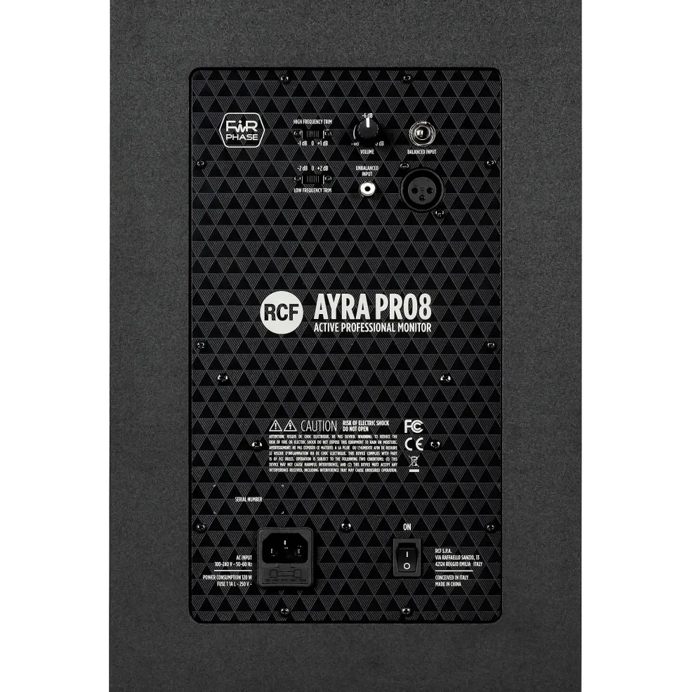 RCF AYRA PRO 8 8" Powered Studio Monitor (Each)