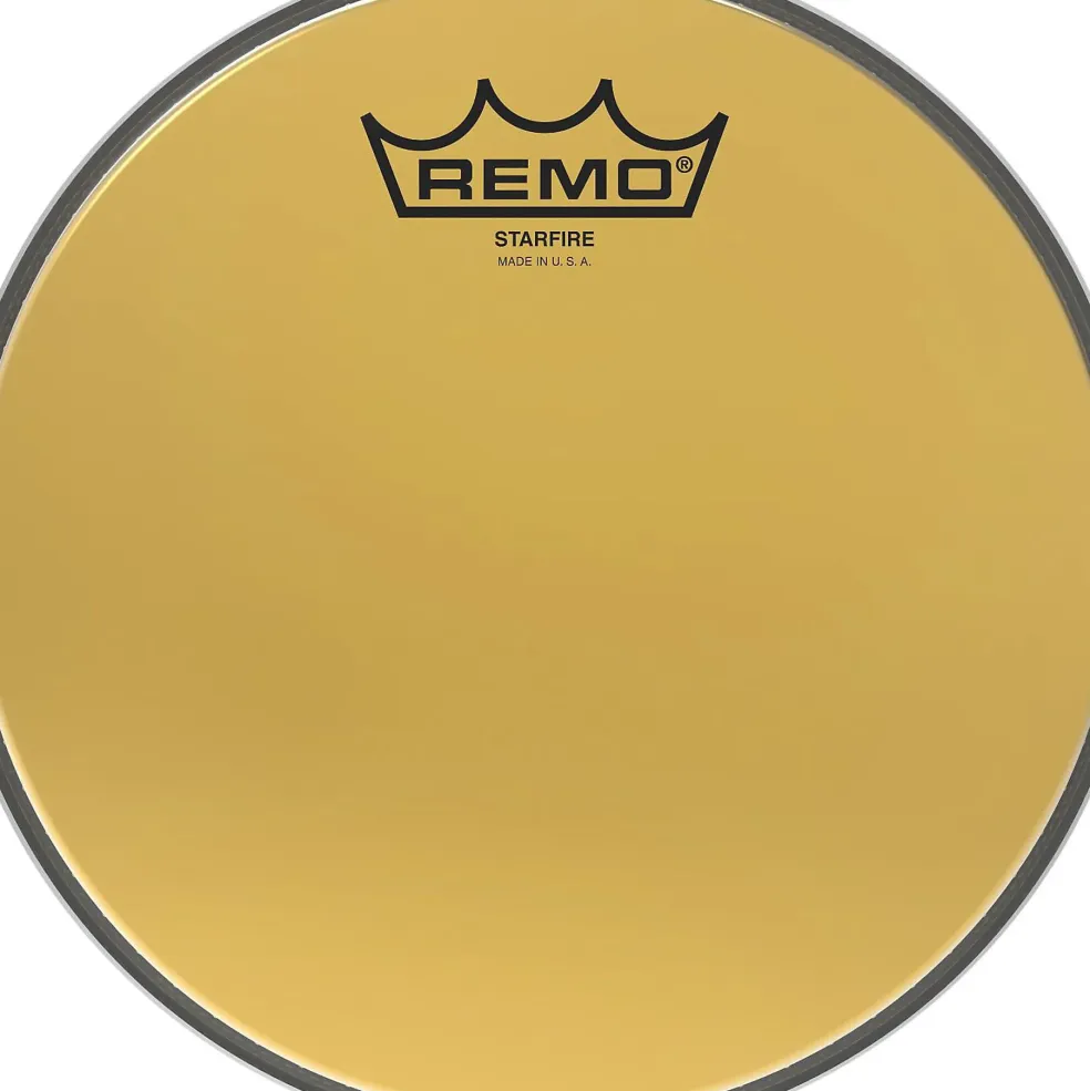 Remo Ambassador Starfire Gold Tom Head 8 in.