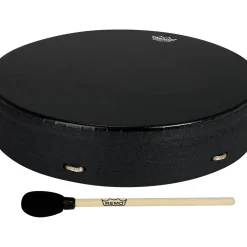 Remo Bahia Bass Buffalo Drum Black Earth 16x3.5 Inch