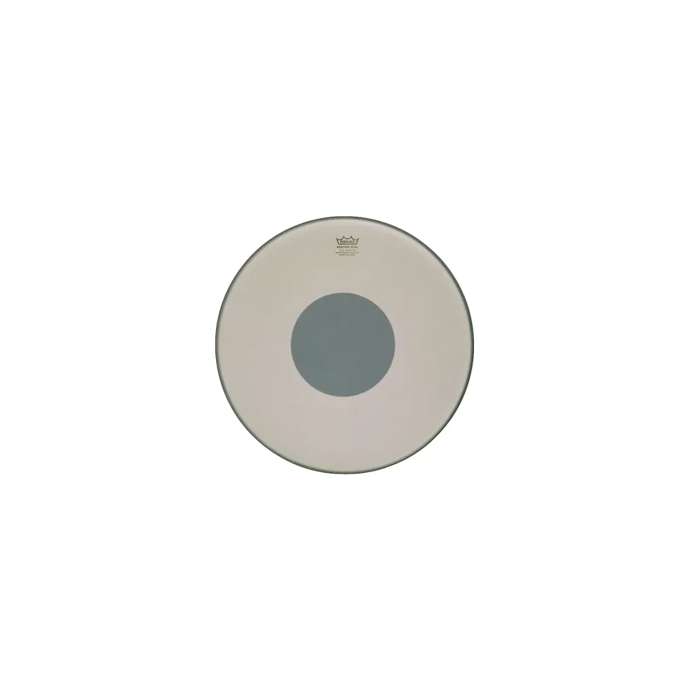 Remo Controlled Sound Smooth White with Black Dot Bass Drum 22 in.