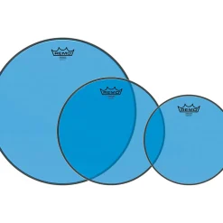 Remo Emperor Colortone Blue Tom Drum Head Pack 10, 12, 16 in.