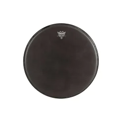 Remo Emperor Ebony Suede Marching Bass Drumhead Black Suede