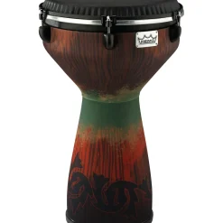 Remo Flareout Djembe Drum, Savannah Red, 13" 13 in. Savannah Red