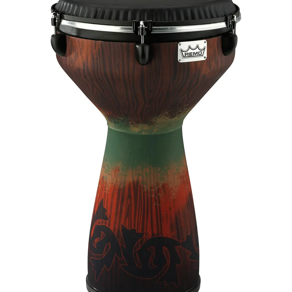 Remo Flareout Djembe Drum, Savannah Red, 13" 13 in. Savannah Red