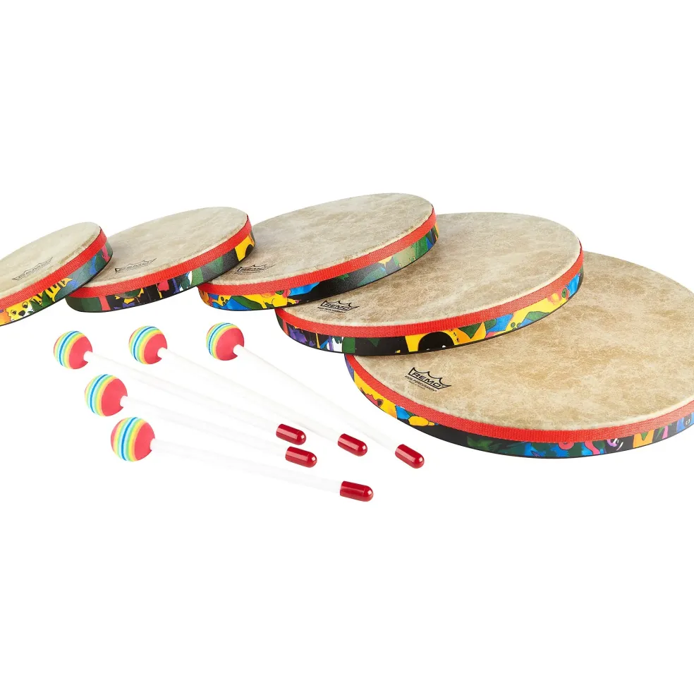 Remo Kid's Percussion Rain Forest Hand Drum Set