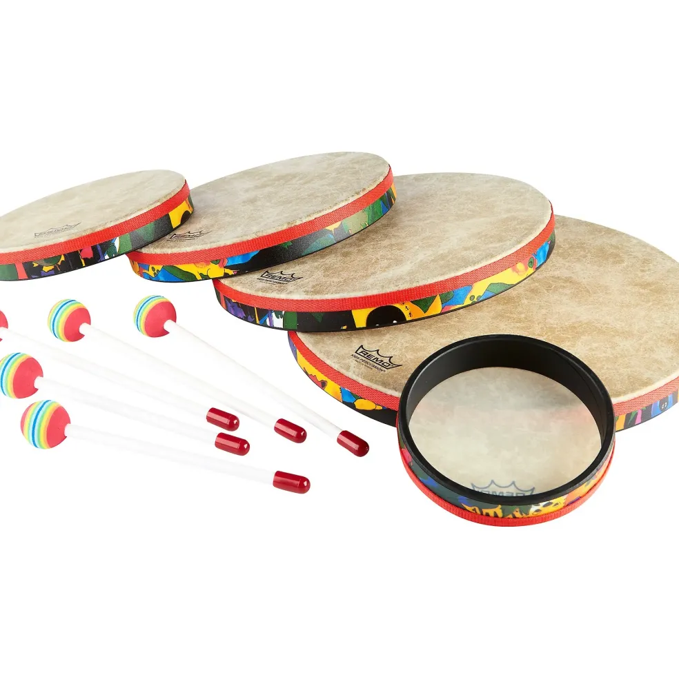 Remo Kid's Percussion Rain Forest Hand Drum Set