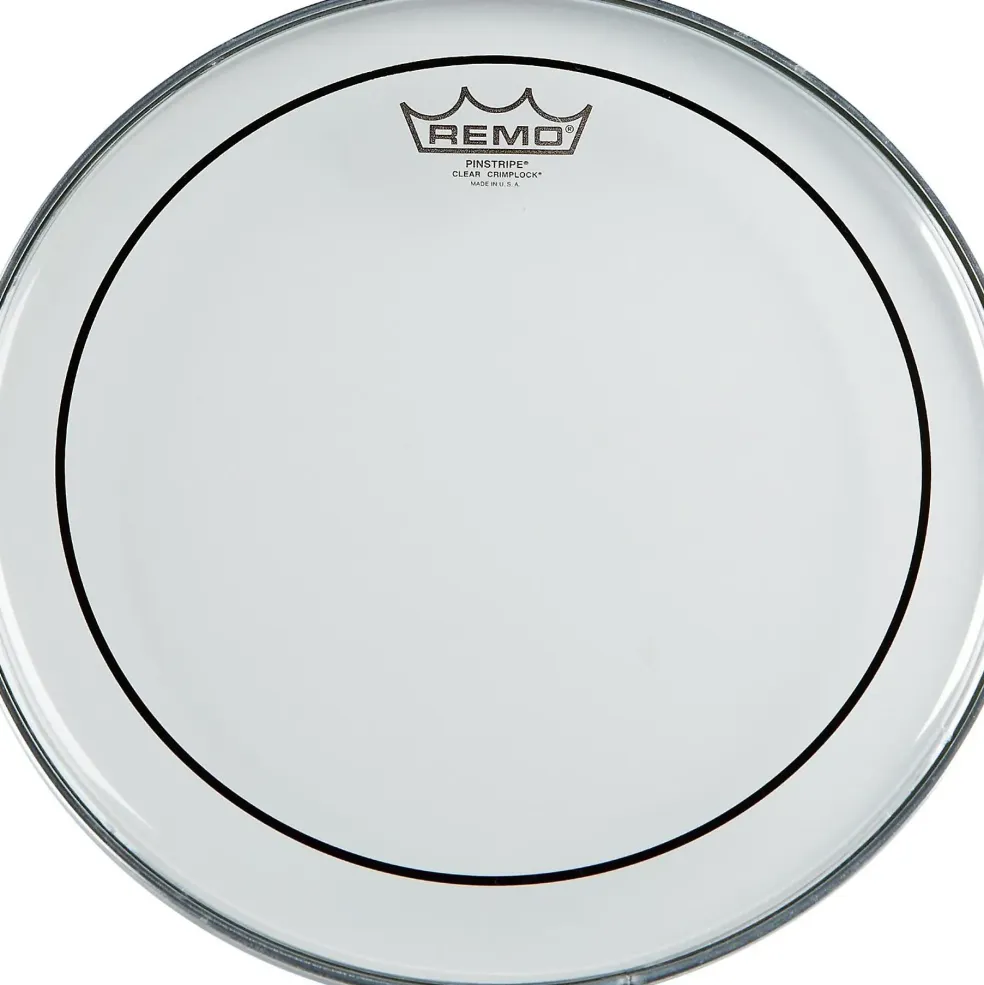 Remo Pinstripe Clear Crimplock Marching Tenor Drum Head 13 in.