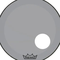 Remo Powerstroke P3 Colortone Smoke Resonant Bass Drum Head With 5" Offset Hole 22 in.