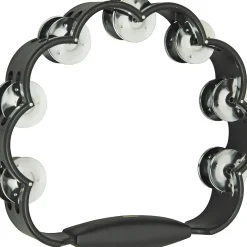 Rhythm Band Peacock Tambourine Black
