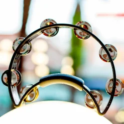 Rhythm Tech Ergonomic Tambourine Black