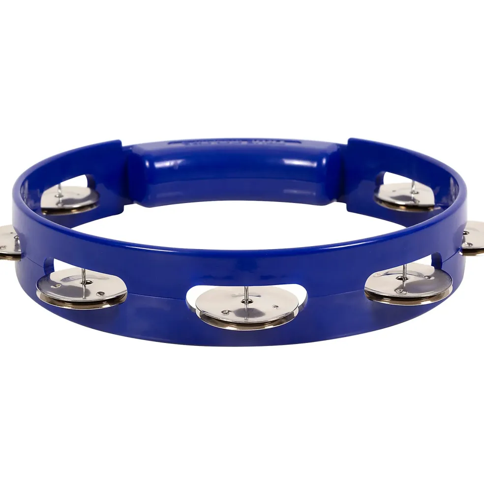Rhythm Tech True Colors Tambourine Cobalt Blue 8 in.