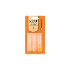 Rico Alto Clarinet Reeds, Box of 3 Strength 2