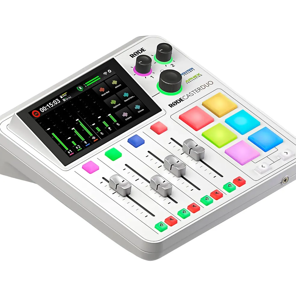 RODE RodeCaster Duo Streaming Mixer - White