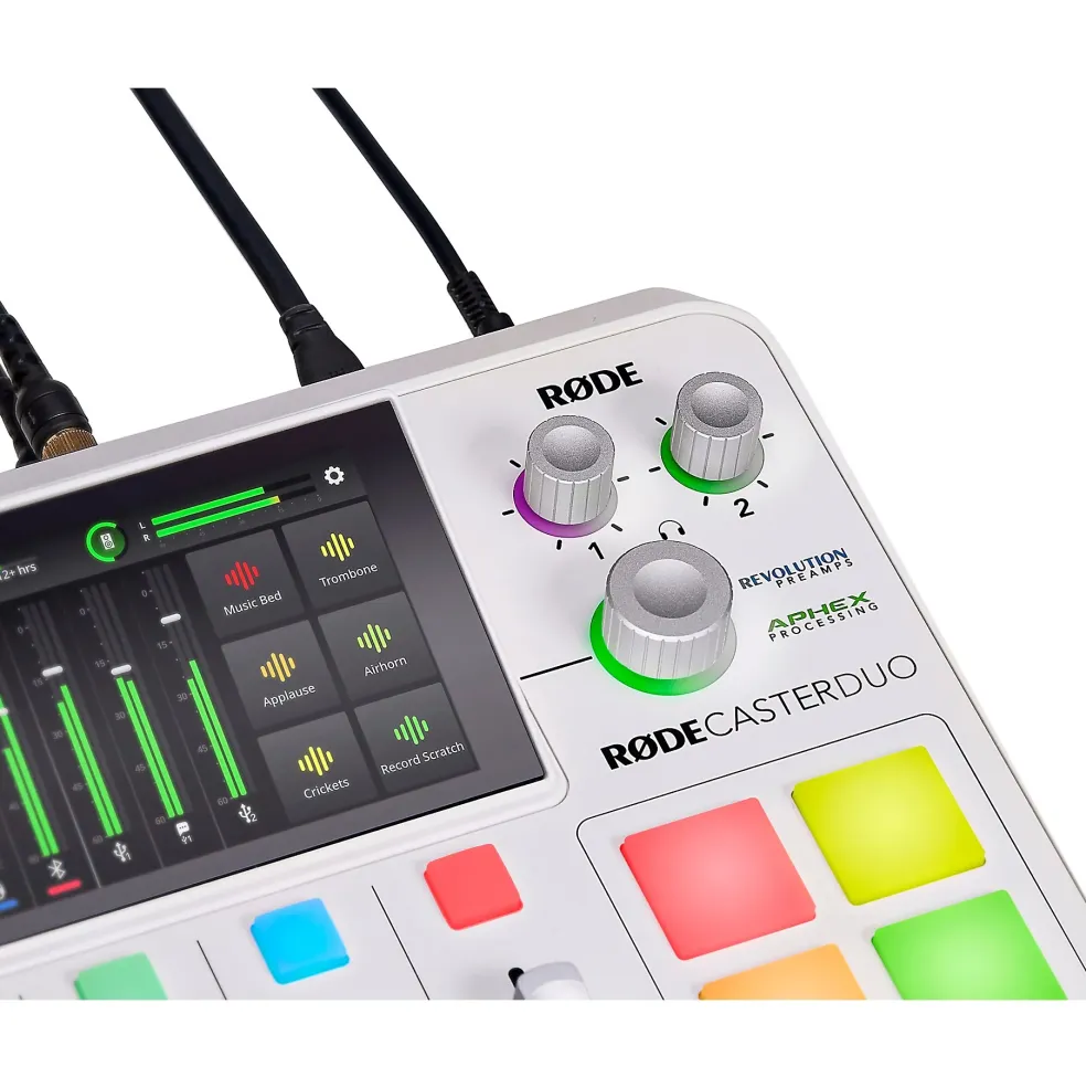 RODE RodeCaster Duo Streaming Mixer - White