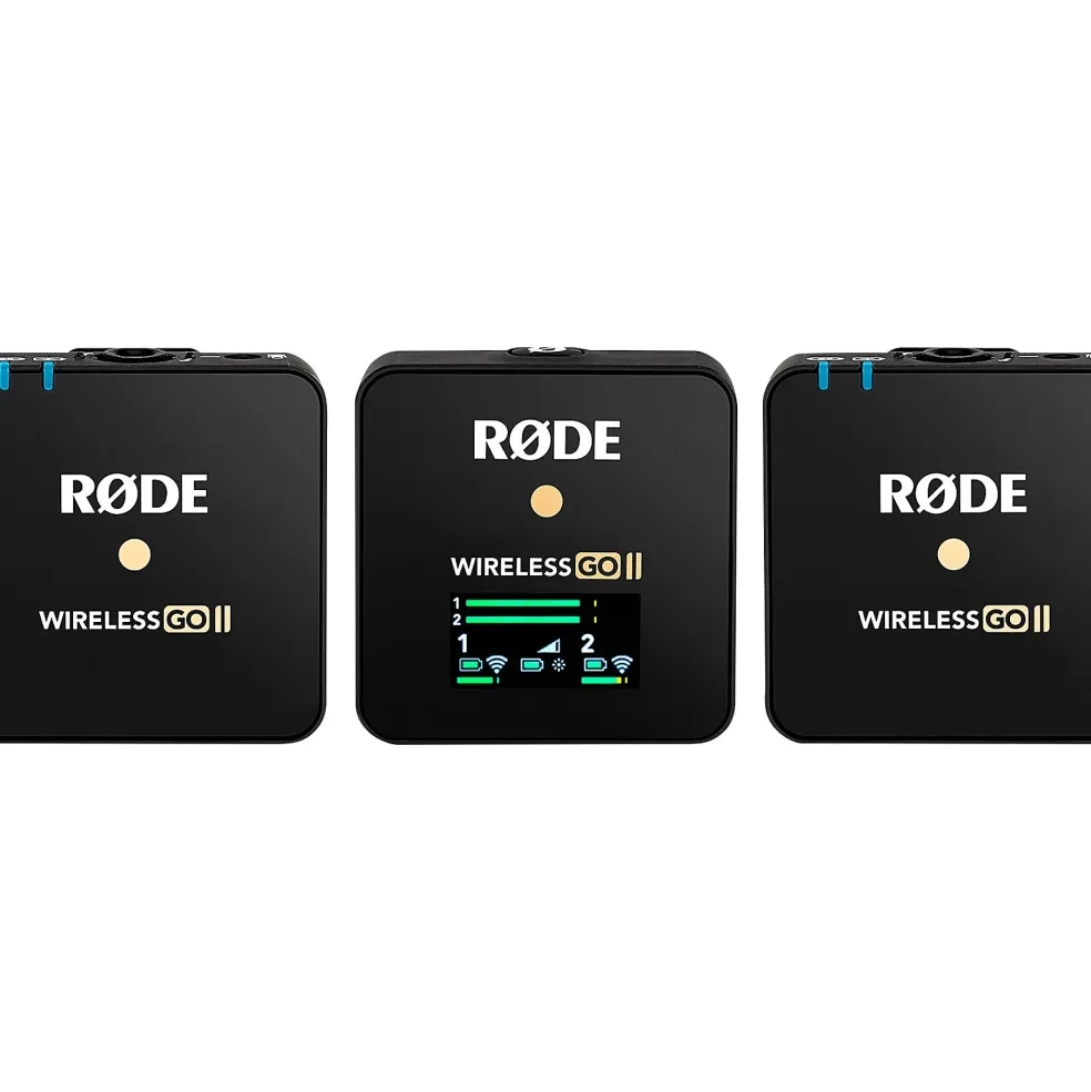 RODE Wireless Go II Dual-Channel Wireless Microphone System Black