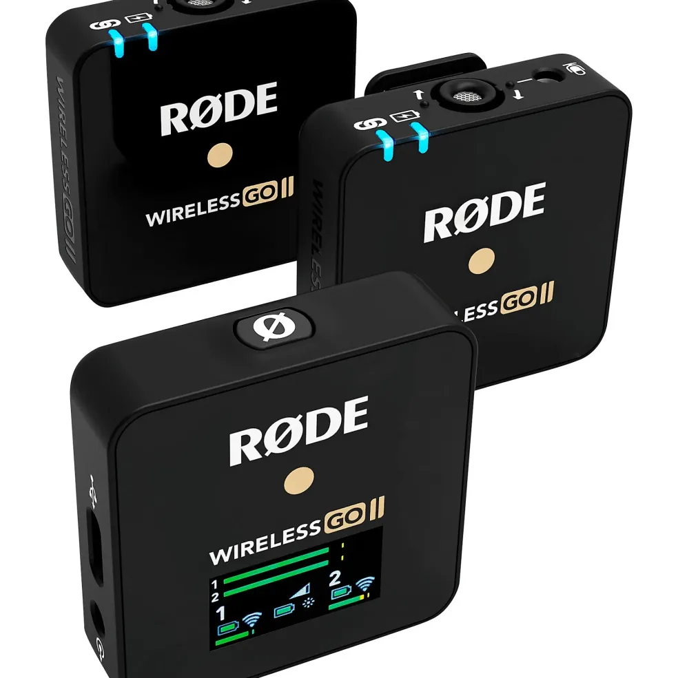 RODE Wireless Go II Dual-Channel Wireless Microphone System Black
