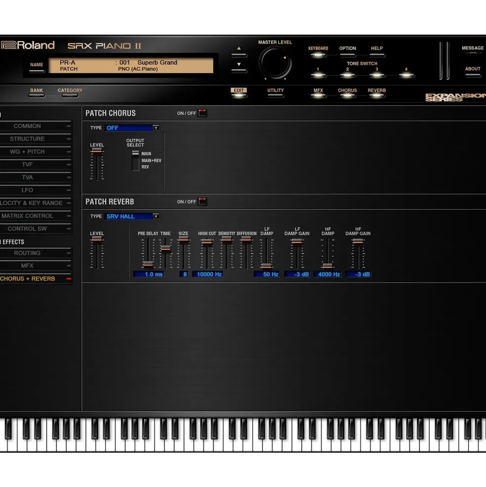 Roland Cloud Cloud SRX PIANO II Software Synthesizer (Download)