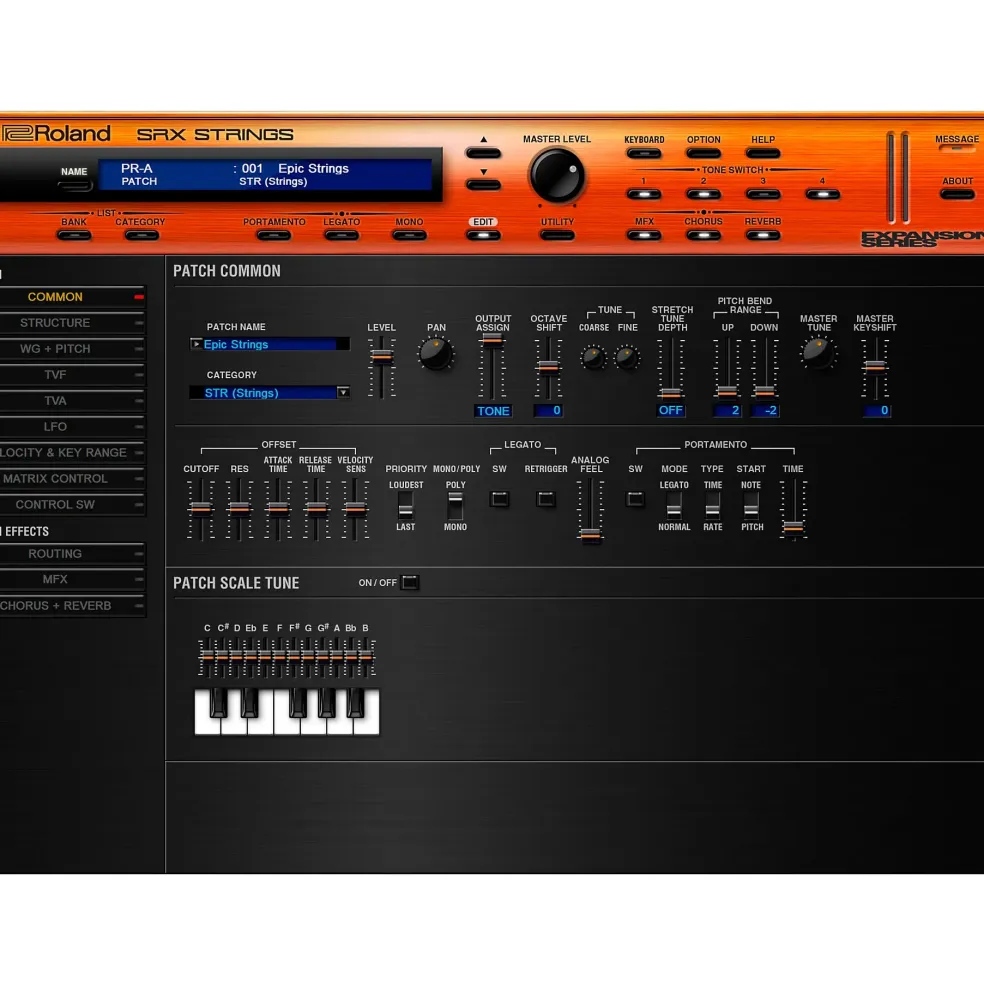 Roland Cloud Cloud SRX STRINGS Software Synthesizer (Download)