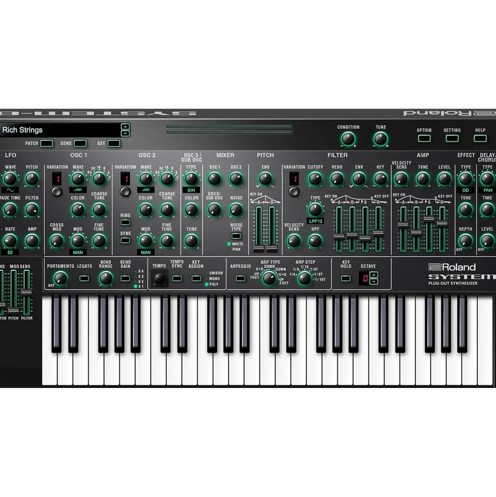 Roland Cloud Cloud SYSTEM-8 Software Synthesizer (Download)