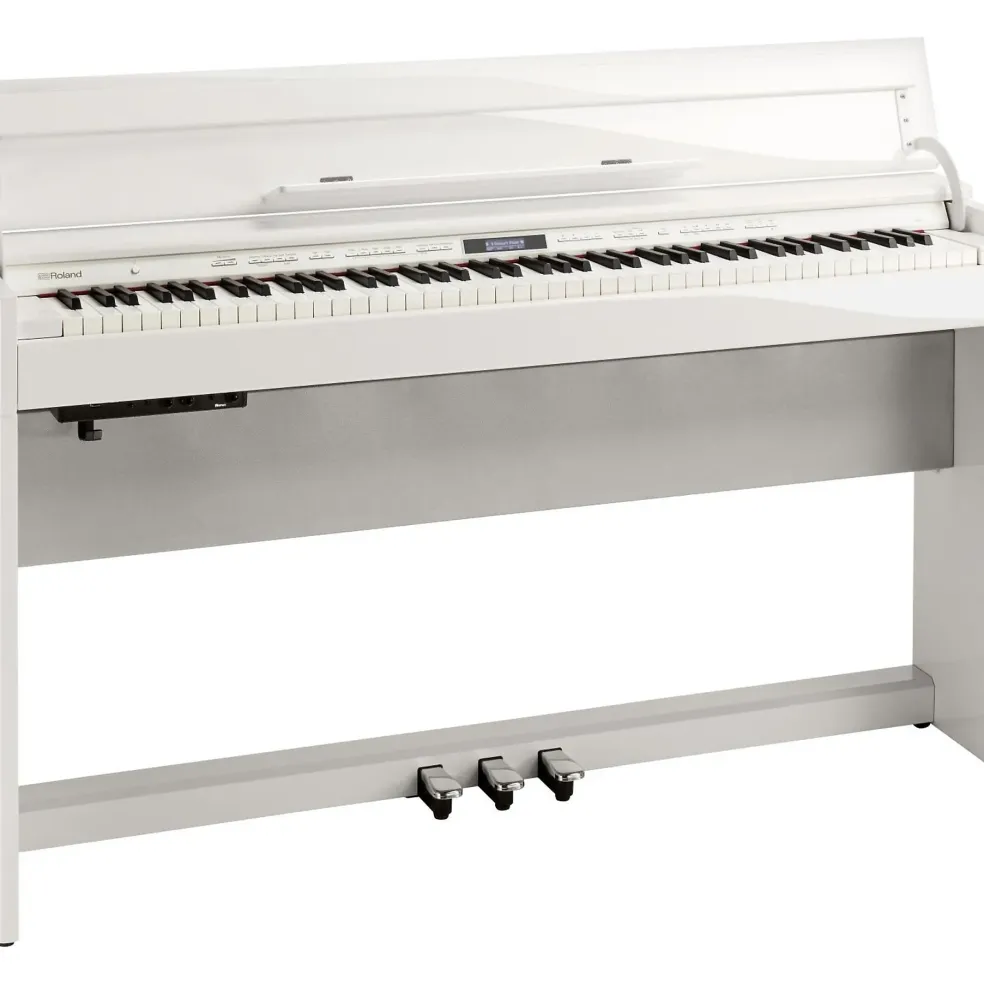 Roland DP603 Digital Home Piano Polished White White