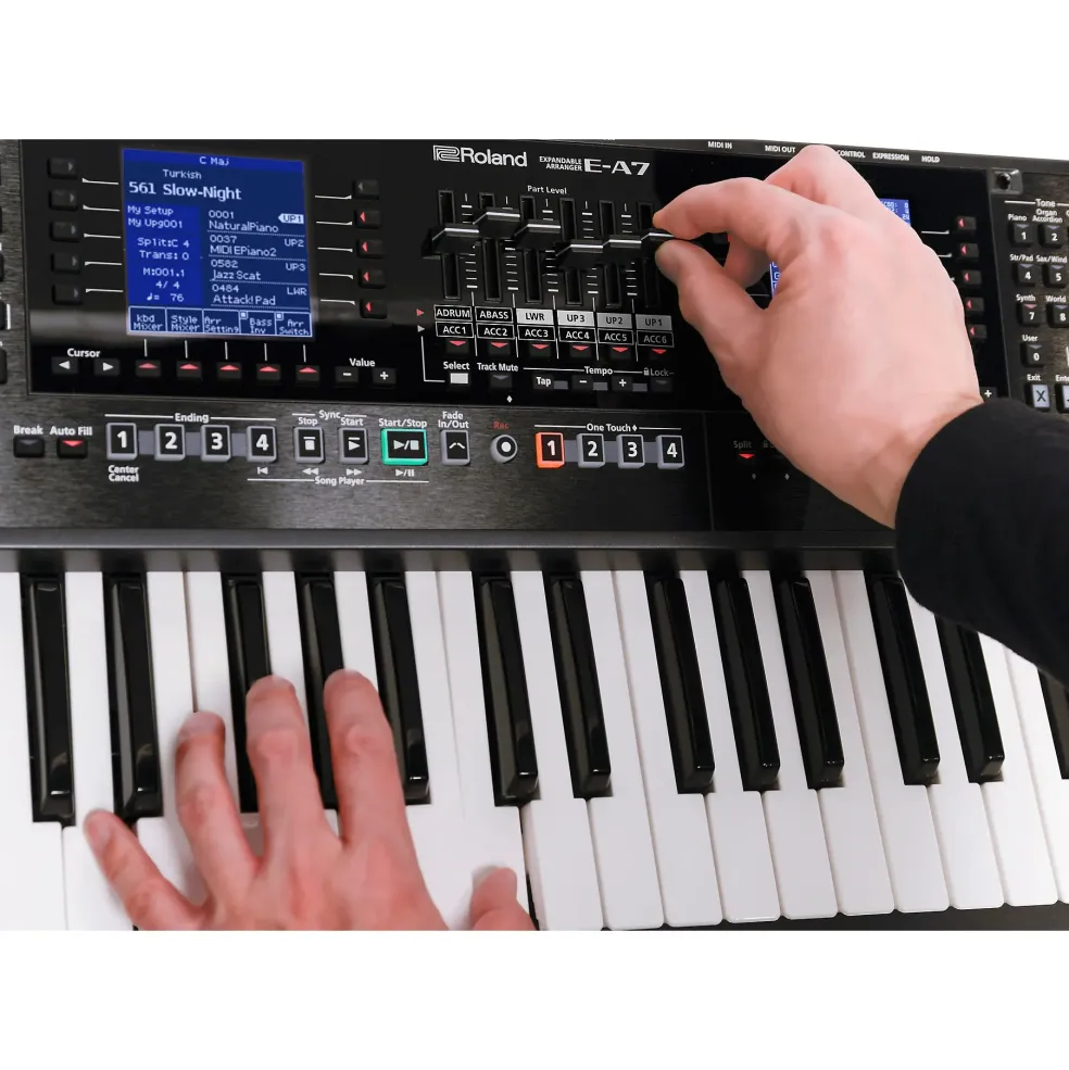 Roland E-A7 Arranger Keyboard Black