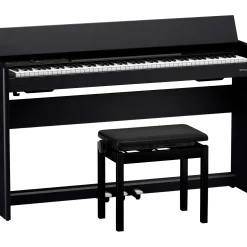 Roland F701 Digital Console Home Piano Contemporary Black