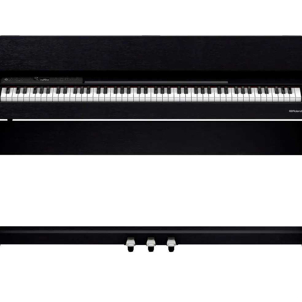 Roland F701 Digital Console Home Piano Contemporary Black