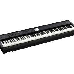 Roland FP-E50 Digital Piano With Matching Stand and Sustain Pedal Black
