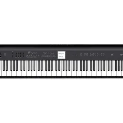 Roland FP-E50 Digital Piano With Double-Brace X-Stand and Sustain Pedal Black