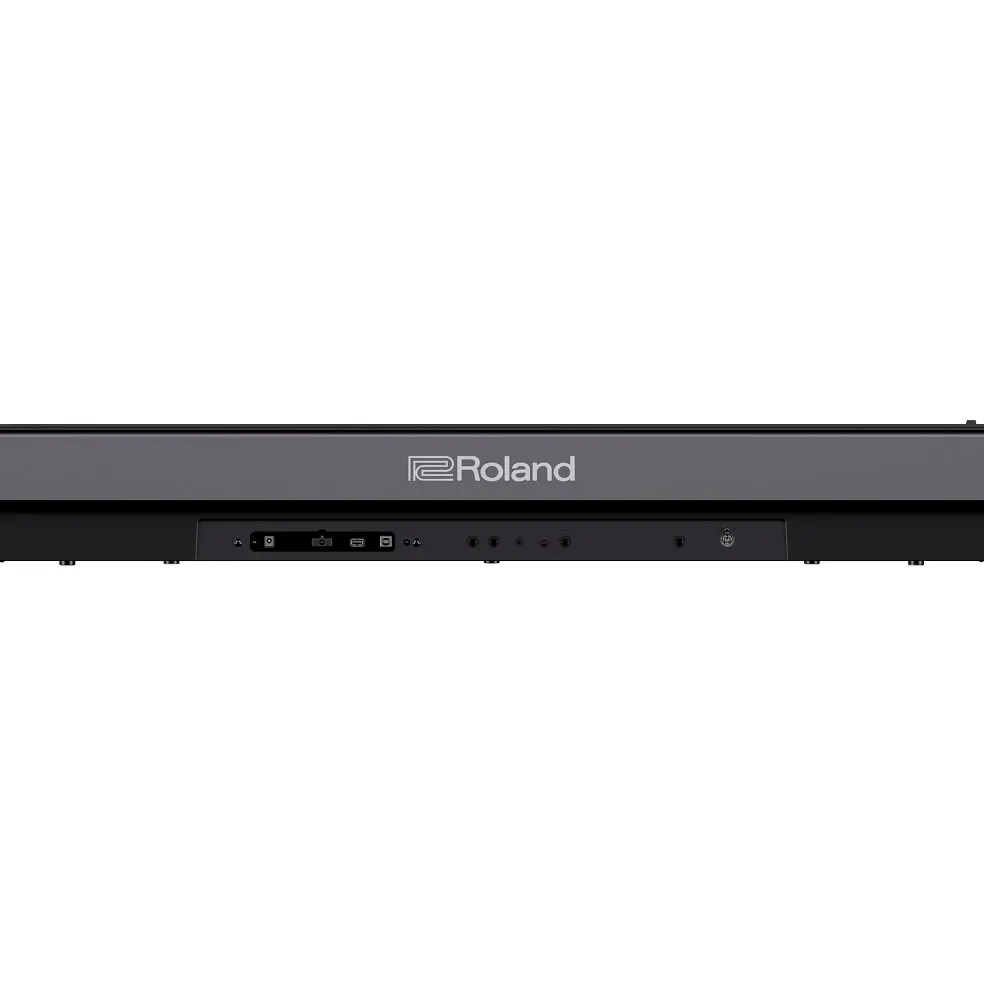 Roland FP-E50 Digital Piano With Double-Brace X-Stand and Sustain Pedal Black