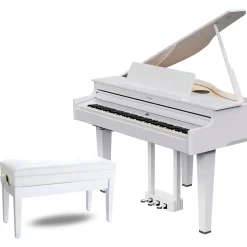Roland GP-6 Digital Grand Piano With Bench Polished White