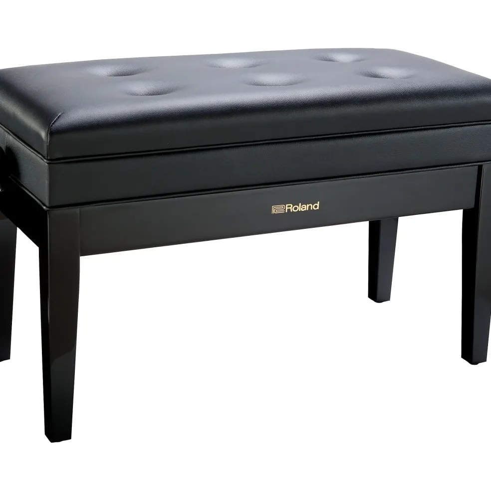 Roland GP-9M Digital Grand Piano With Moving Keys and Bench Polished Ebony