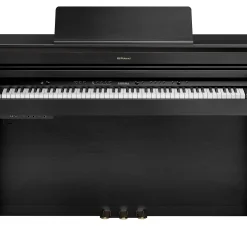 Roland HP704 Digital Upright Piano With Bench Charcoal Black