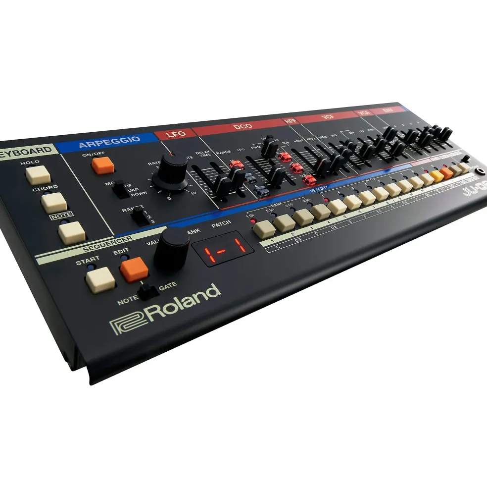 Roland JU-06A Boutique Synthesizer with Decksaver Cover