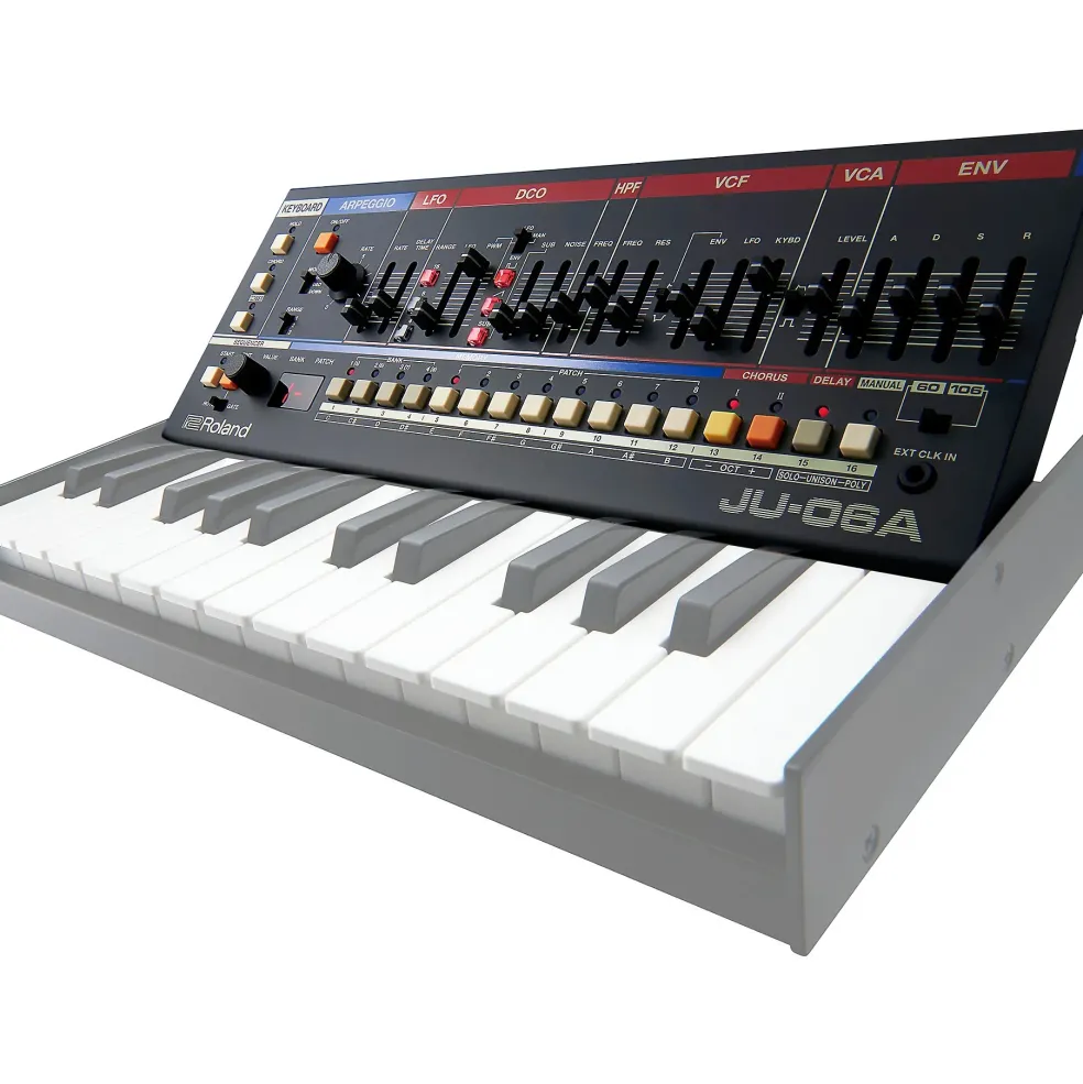 Roland JU-06A Boutique Synthesizer with Decksaver Cover