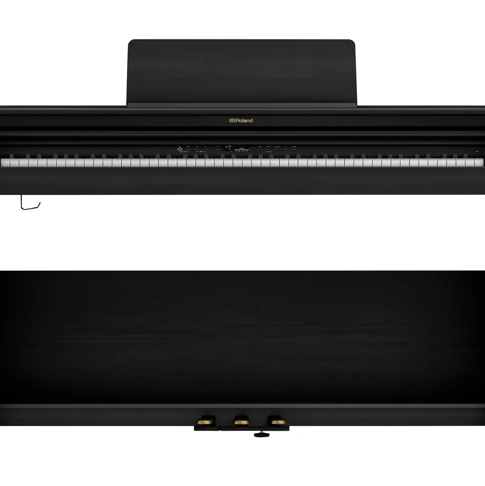 Roland RP701 Digital Upright Home Piano Contemporary Black