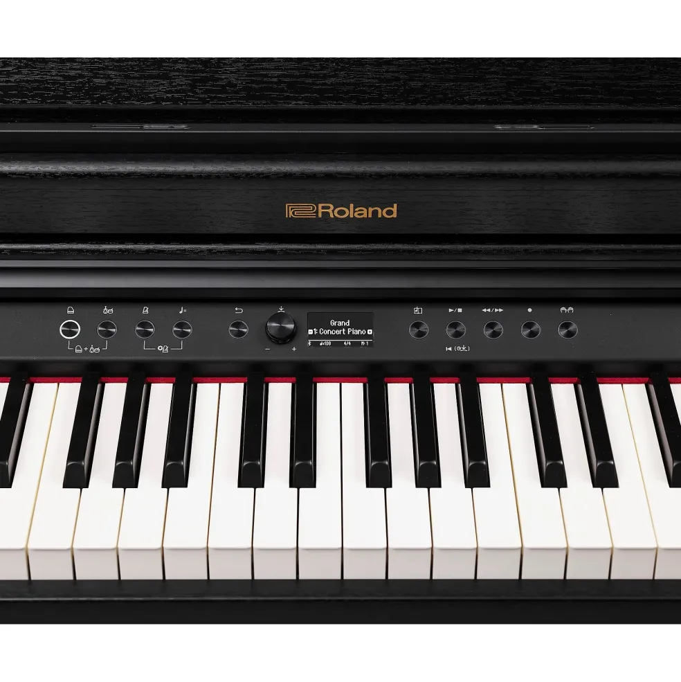 Roland RP701 Digital Upright Home Piano Contemporary Black